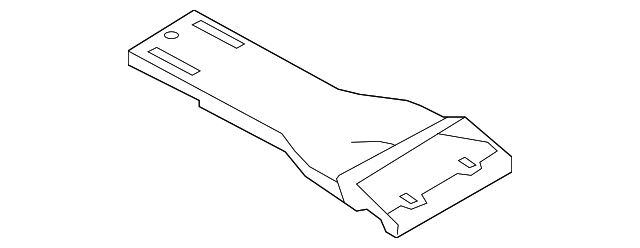 278321LA1A Деталь REAR DUCT, LEFT