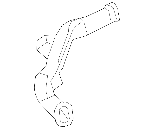 278101LA0A Деталь DEFROSTER DUCT, LEFT