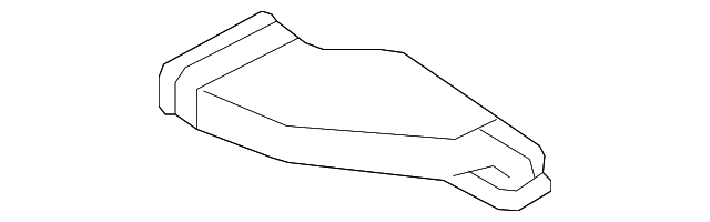 278301LH0B Деталь REAR DUCT, RIGHT