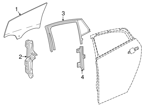 Volt GLASS - REAR DOOR