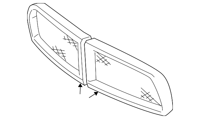 5303600AB Деталь LOWER GRILLE