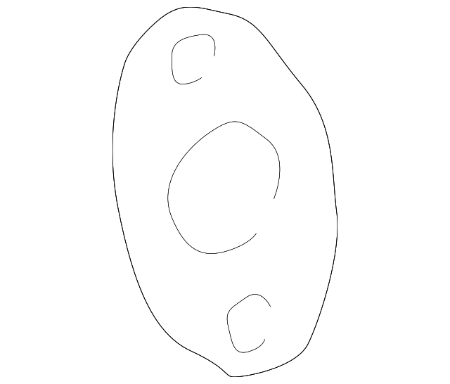 12553047 EGR PIPE GASKET