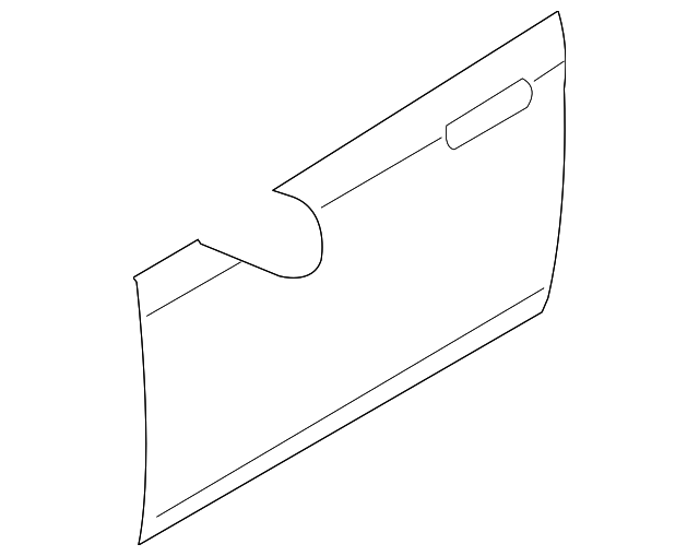 TD11-58-031 Деталь OUTER PANEL, RIGHT