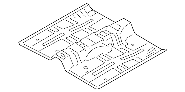 65111-2H010 Деталь FRONT FLOOR PAN