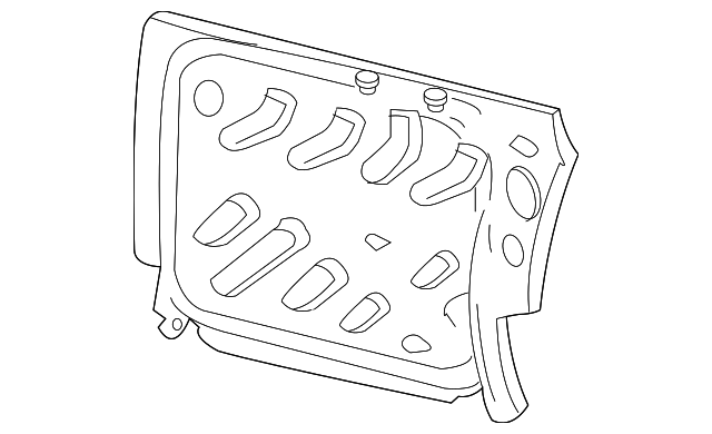 5L8Z78613A39AA Деталь SEAT BACK FRAME, LEFT