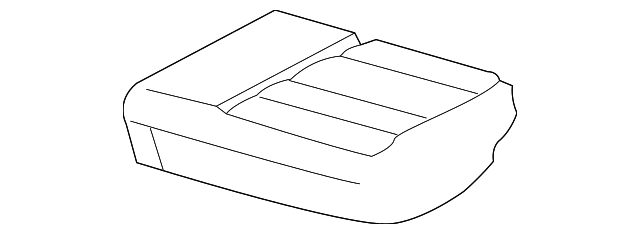 YL8Z7863840BA Деталь SEAT CUSHION PAD, RIGHT