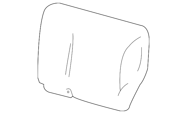 YL8Z7866800BA Деталь SEAT BACK PAD, RIGHT