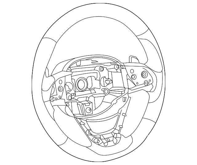 5RB86DX9AA Деталь STEERING WHEEL