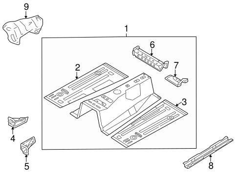 Miata FLOOR & RAILS