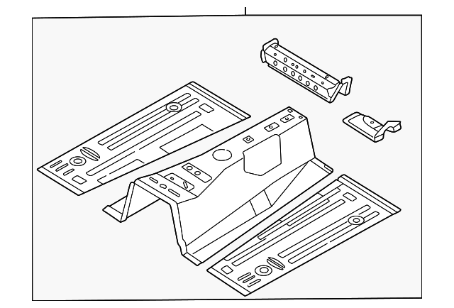 NC1253600C Деталь FLOOR PAN ASSY