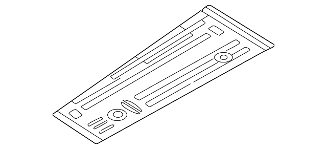 NC72-54-610A Деталь FLOOR SIDE, LEFT
