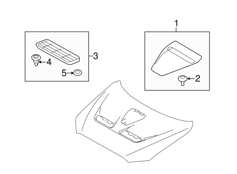 Lancer EXTERIOR TRIM - HOOD