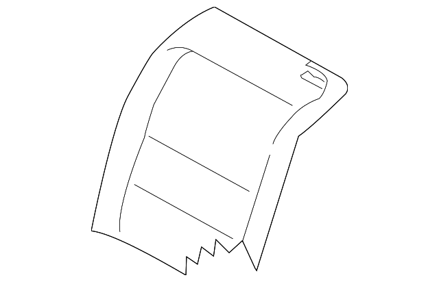 88670-ZK30B Деталь SEAT BACK COVER, LEFT
