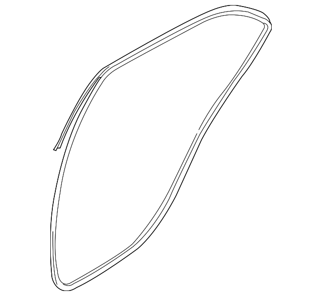 83130-1W000 Деталь DOOR W'STRIP, LEFT