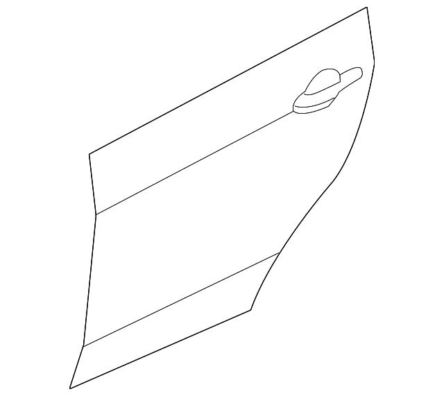 77111-1W010 Деталь OUTER PANEL, LEFT