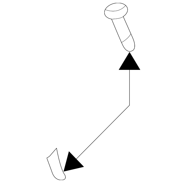 6504893AA BUCKLE END BOLT, RIGHT