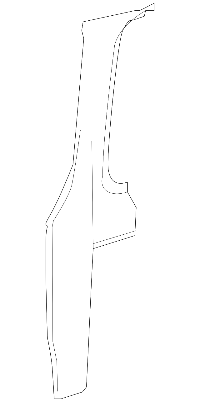 90669204027J69 Деталь CENTER PLR TRIM, RIGHT