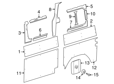 Sprinter 2500 INTERIOR TRIM - SIDE PANEL 4