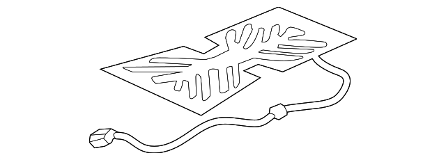 81134-T7W-A21 HEATER, R. FR. SEAT CUSHION