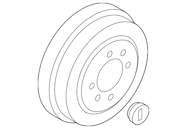 43206-CJ90A BRAKE DRUM, RIGHT