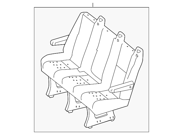 00095000089G66 Деталь BENCH SEAT
