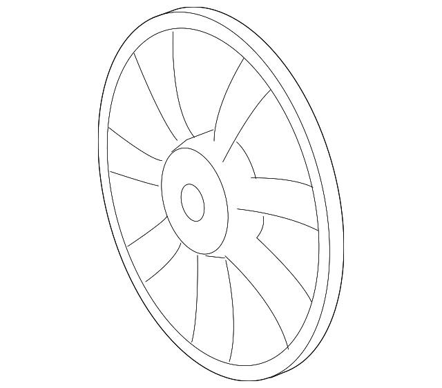16361-28330 Деталь FAN BLADE, RIGHT
