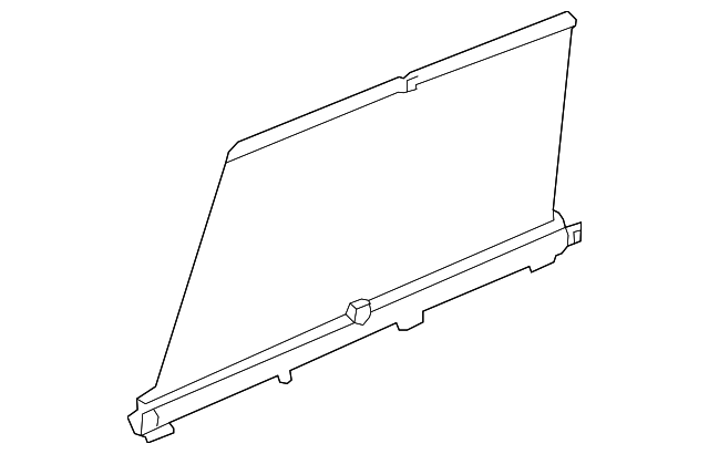 83780-TZ5-A01ZC Деталь SUNSHADE ASSY., L. RR. DOOR *NH690L* (PR
