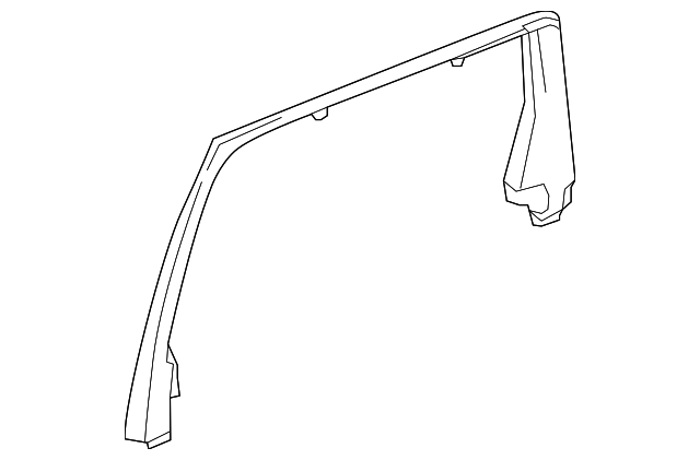 72982-TZ5-A11ZB Деталь GARNISH, L. RR. DOOR SASH (INNER) *NH690