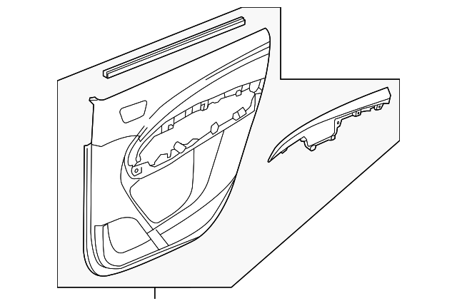 83751-TZ5-A21ZD Деталь LINING, L. RR. DOOR ASSY. (LOWER) *G75L*
