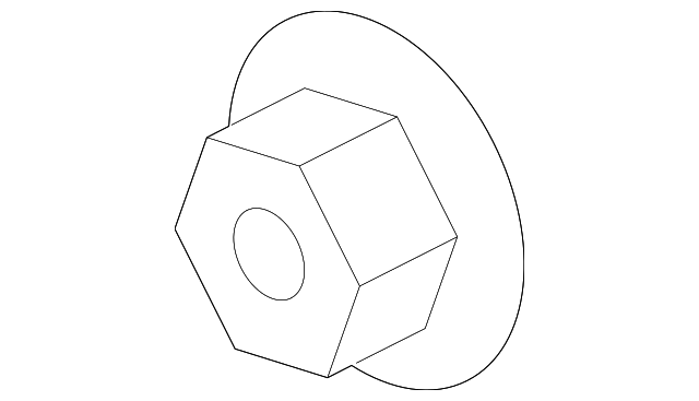 13386-08007K Деталь THERMOSTAT HSNG NUT