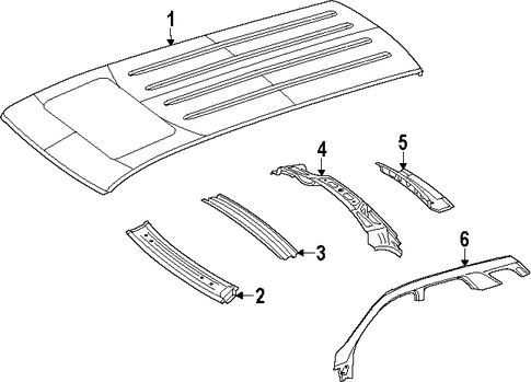 GL550 ROOF & COMPONENTS