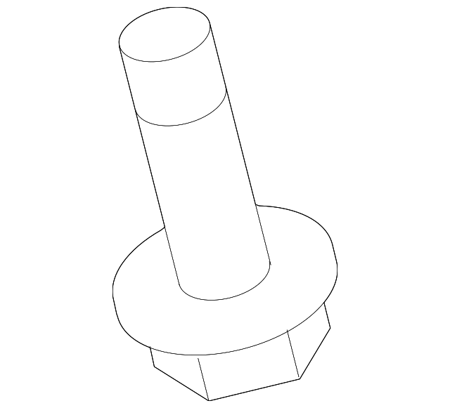 -W707483-S439 STOP SCREW, LEFT