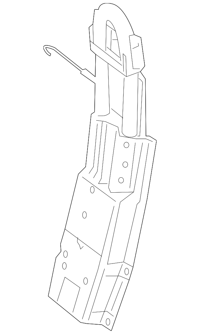 207-860-05-32 Деталь ROLL BAR, LEFT