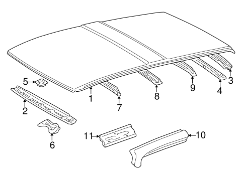 RAV4 ROOF & COMPONENTS 3