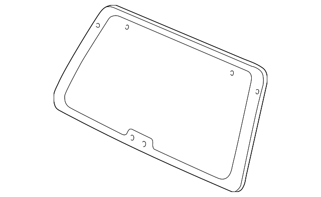 F1TZ7842006A Деталь LIFT GATE GLASS