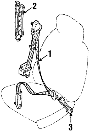 Sephia FRONT SEAT BELTS