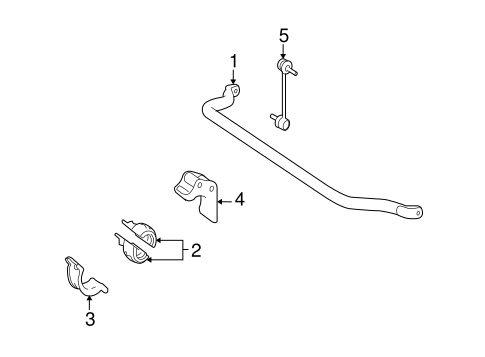 ML450 STABILIZER BAR & COMPONENTS