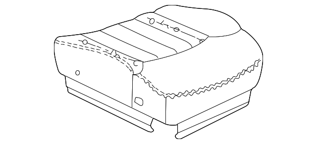 88979654 SEAT COVER, LEFT
