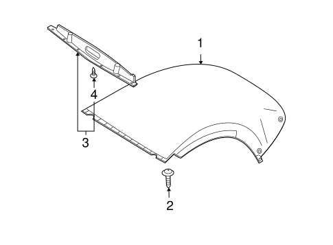 Eclipse INTERIOR TRIM - CONVERTIBLE TOP