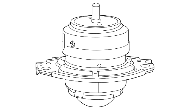 5038667AB Деталь INSULATOR, RIGHT