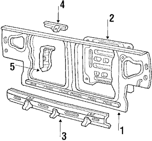 Precis RADIATOR SUPPORT