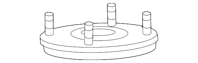 48609-60070 STRUT MOUNT, RIGHT