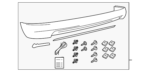 PZ321-21006 Деталь SPOILER ASSY