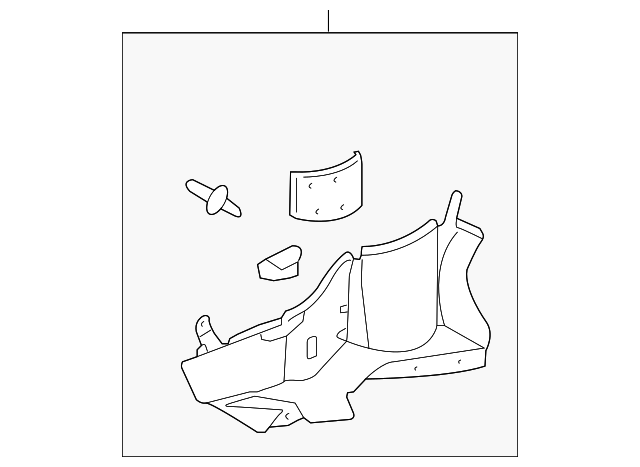 22714699 Деталь SPLASH SHIELD, LEFT