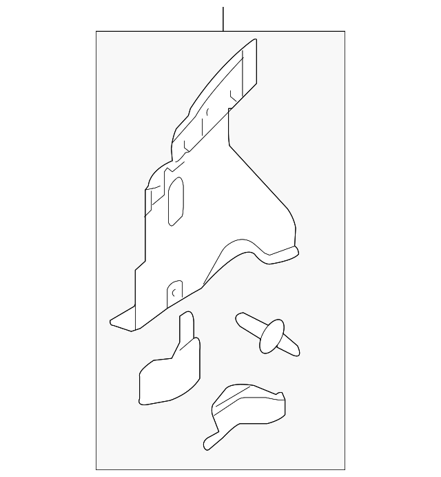 15935798 Деталь FRONT PANEL, LEFT