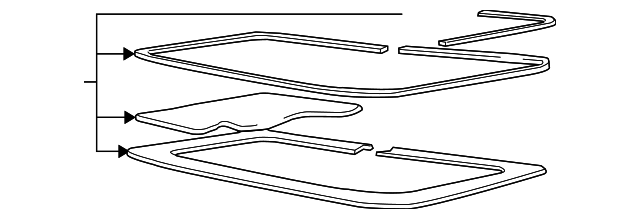 12371672 Деталь SUNROOF GLASS