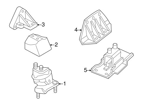 Intrepid ENGINE & TRANS MOUNTING