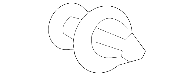 63395-12150 Деталь LOWER QTR TRIM RETAINER CLIP, RIGHT