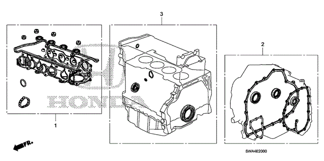 ENGINE/GASKET KIT for 2007 Honda CR-V #1