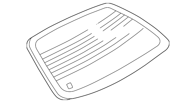 22613014 Деталь BACK GLASS